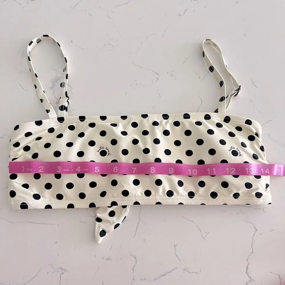 Kate Spade Polka Dot Bikini Top size M